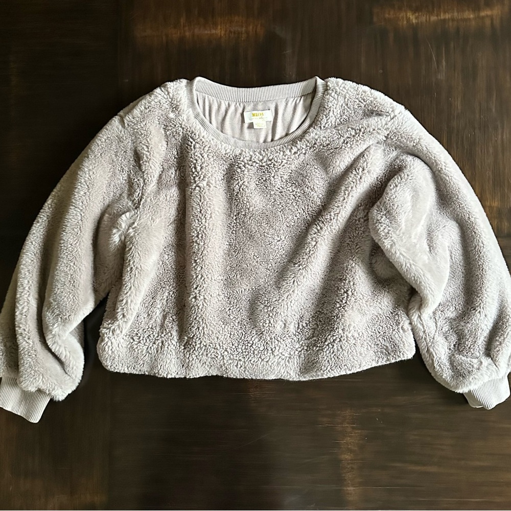 Anthropologie Maeve Soft Grey Sweatshirt